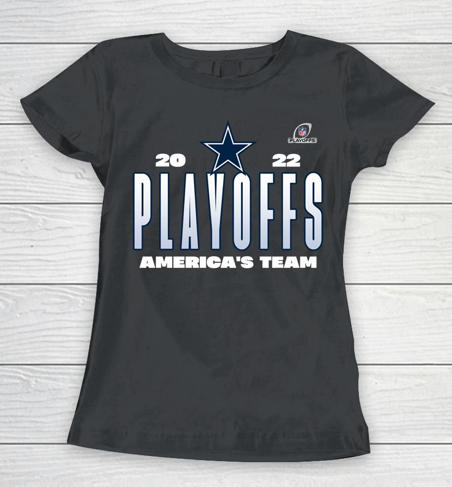 Dallas Cowboys Fanatics 2022 Nfl Playoffs Our Time Women T-Shirt