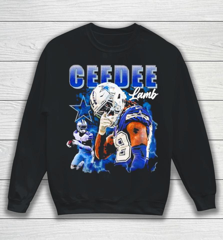 Dallas Cowboys Football Player Ceedee Lamb Helmet So Cool Sweatshirt