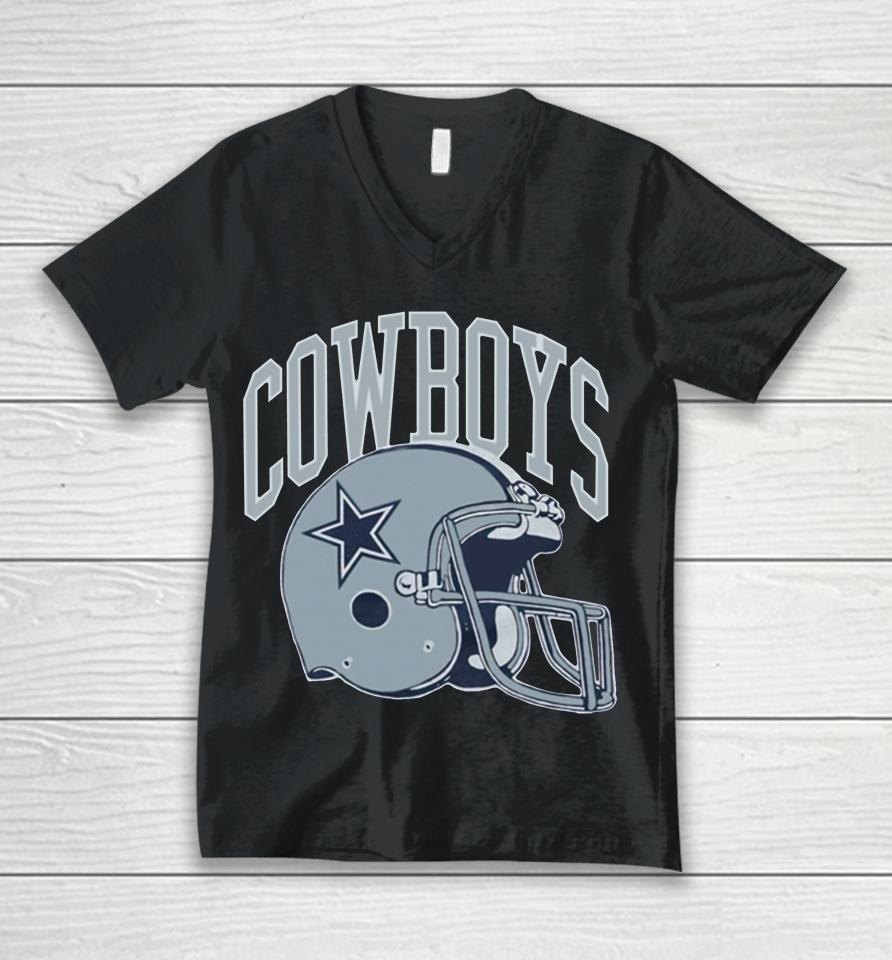 Dallas Cowboys Helmet 2022 Homage Unisex V-Neck T-Shirt
