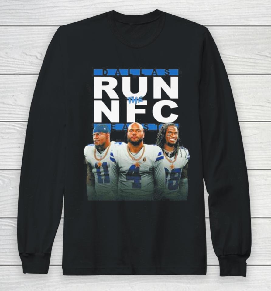 Dallas Cowboys Run The Nfc East Champions 2023 Long Sleeve T-Shirt