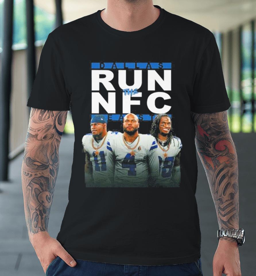 Dallas Cowboys Run The Nfc East Champions 2023 Premium T-Shirt
