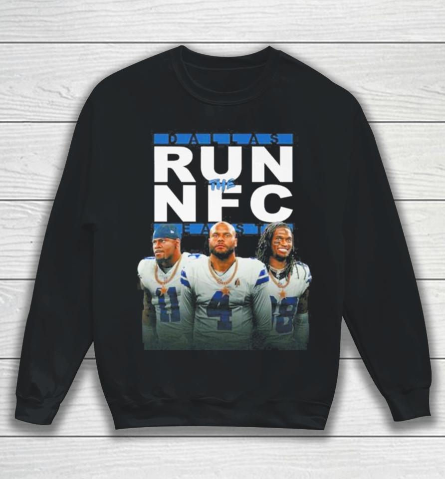 Dallas Cowboys Run The Nfc East Champions 2023 Sweatshirt