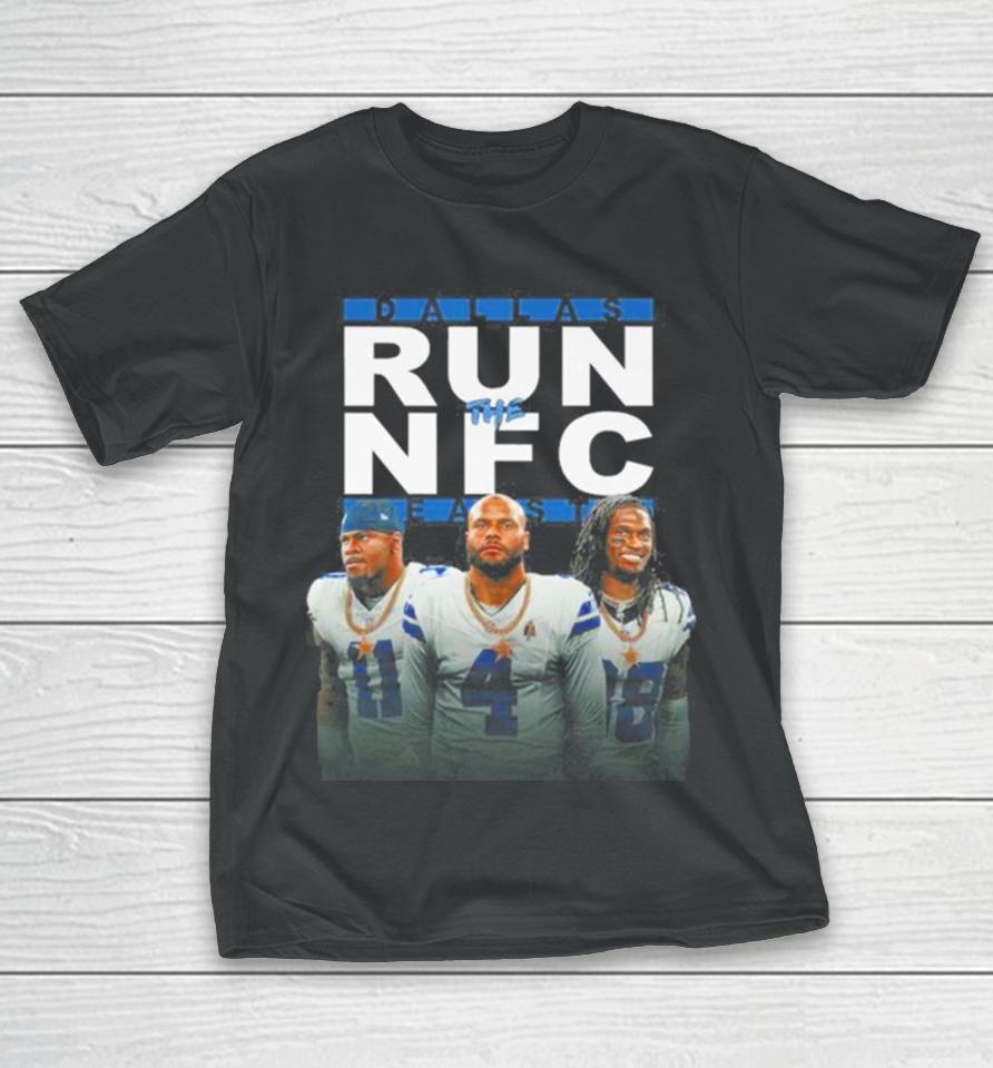 Dallas Cowboys Run The Nfc East Champions 2023 T-Shirt