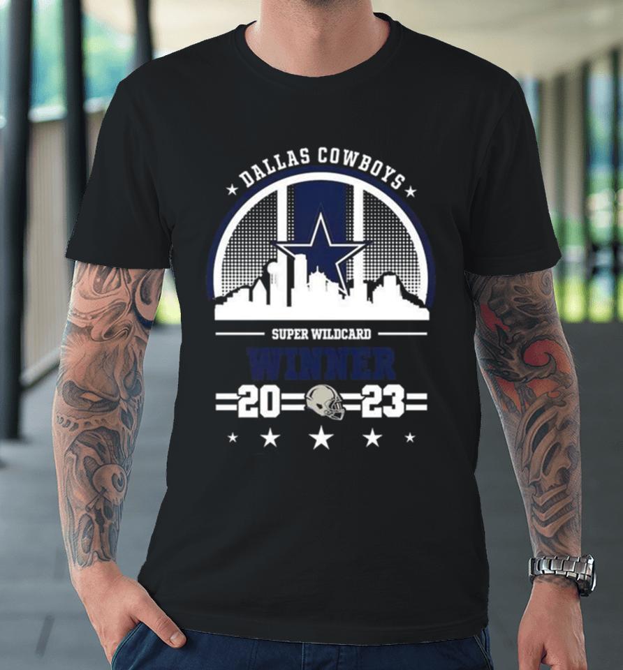 Dallas Cowboys Super Wild Card Winner Nfl Playoff Season 2023 2024 Premium T-Shirt