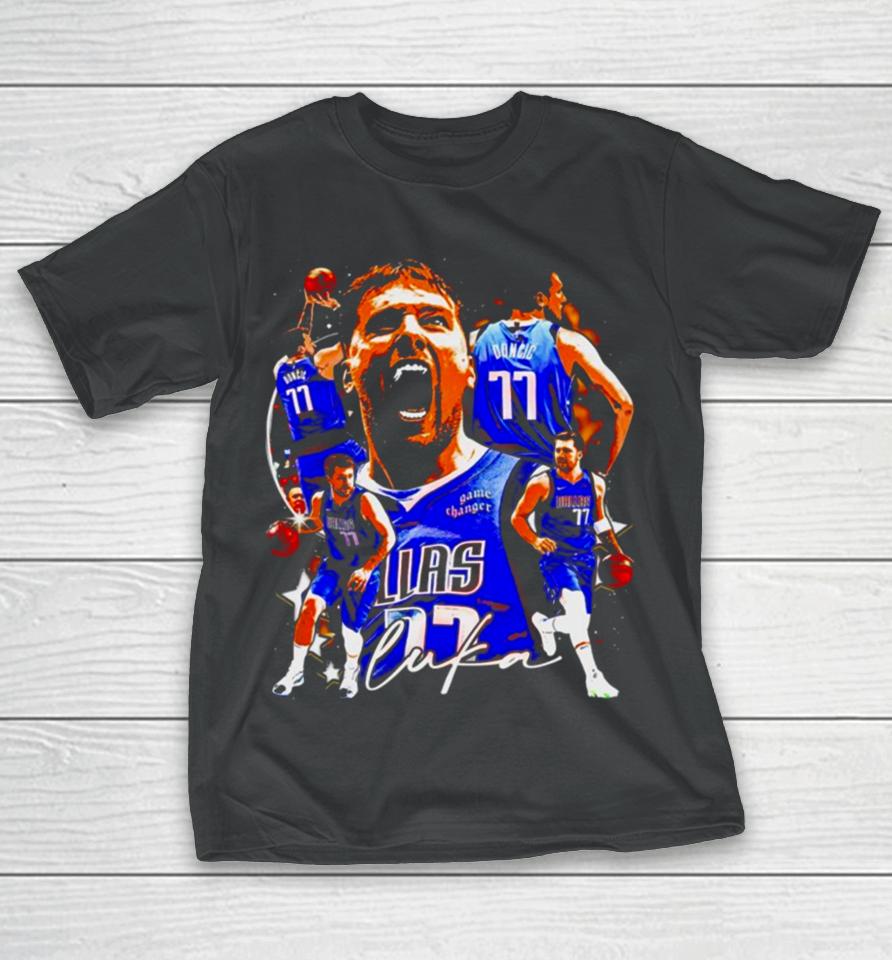 Dallas Mavericks Luka Doncic Graphic Poster T-Shirt