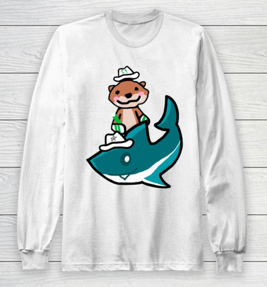Dallas Stars Jake Otter Stan Shark Long Sleeve T-Shirt