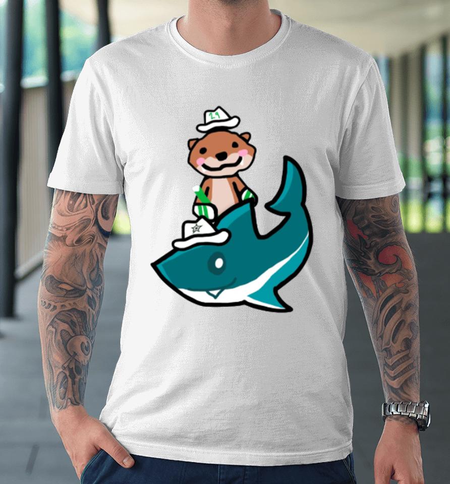Dallas Stars Jake Otter Stan Shark Premium T-Shirt