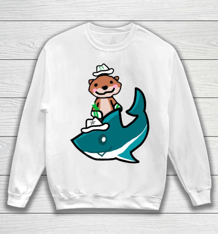 Dallas Stars Jake Otter Stan Shark Sweatshirt