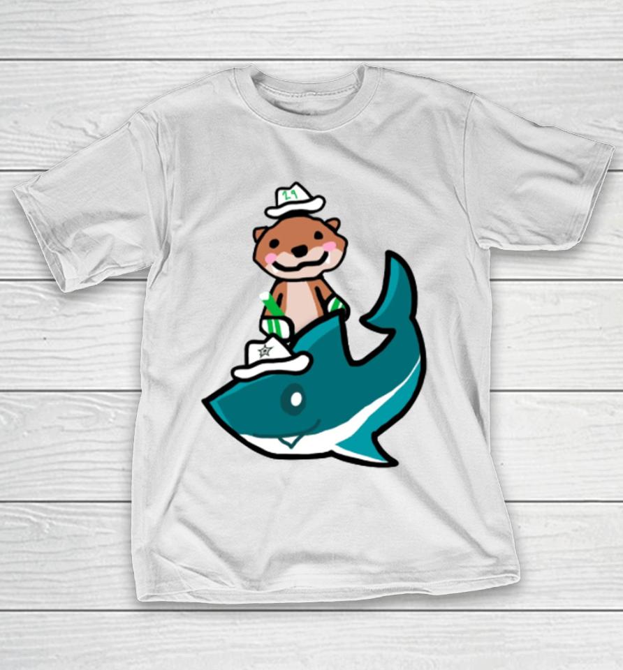 Dallas Stars Jake Otter Stan Shark T-Shirt