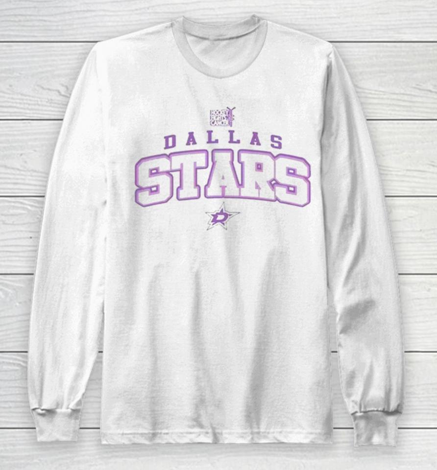 Dallas Stars Levelwear Hockey Fights Cancer Richmond Long Sleeve T-Shirt