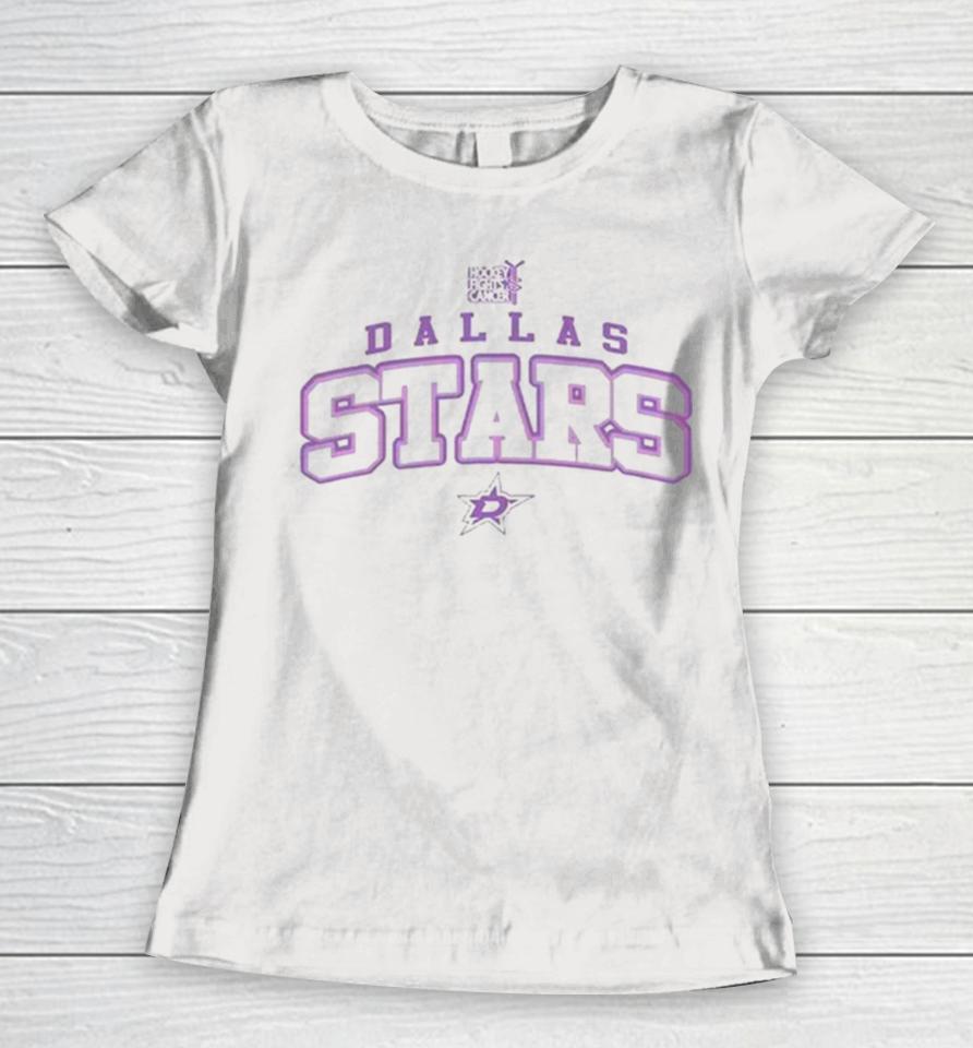 Dallas Stars Levelwear Hockey Fights Cancer Richmond Women T-Shirt