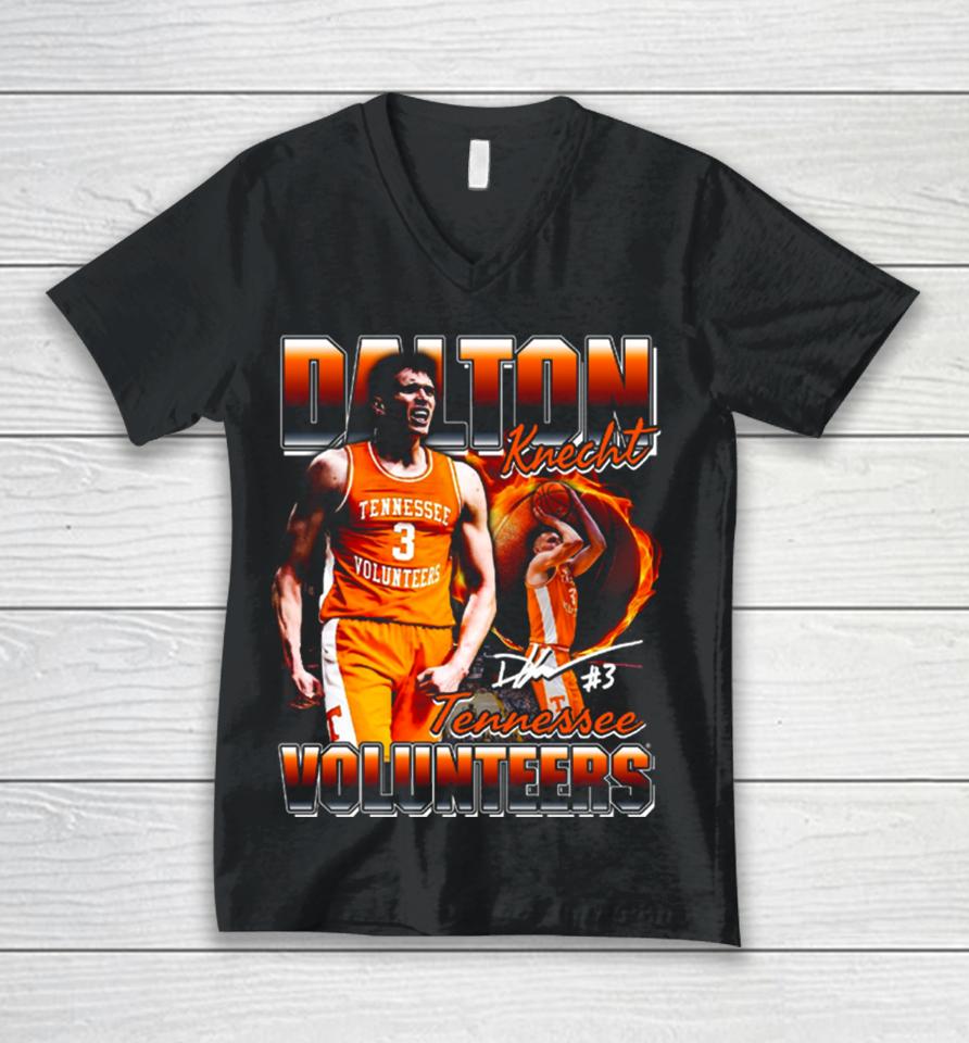 Dalton Knecht Tennessee Volunteers Basketball Vintage Icon Unisex V-Neck T-Shirt