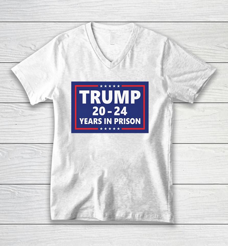 Damaan4U33 Trump 2024 Years In Prison Unisex V-Neck T-Shirt
