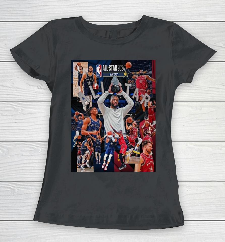 Damian Lillard Took Home Kia All Star Mvp Honors In The Star Studded 2024 Nba All Star Game Women T-Shirt