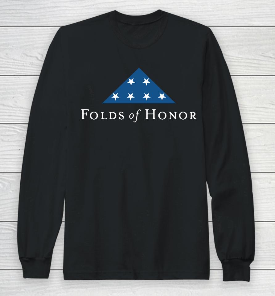 Dan Bongino Folds Of Honor Merch Unrl Sueded Red Ron Filipkowski Long Sleeve T-Shirt