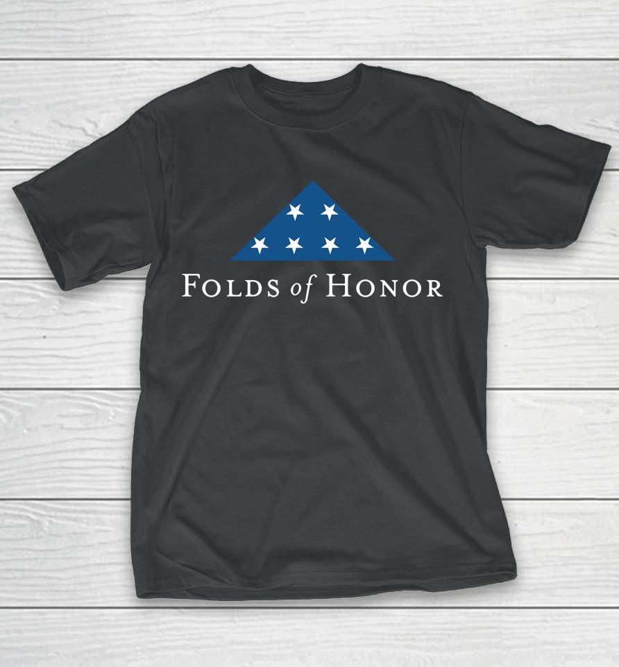 Dan Bongino Folds Of Honor Merch Unrl Sueded Red Ron Filipkowski T-Shirt