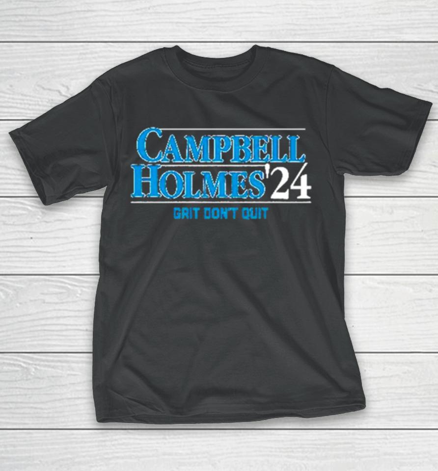 Dan Campbell Detroit Football Brad Holmes ’24 T-Shirt