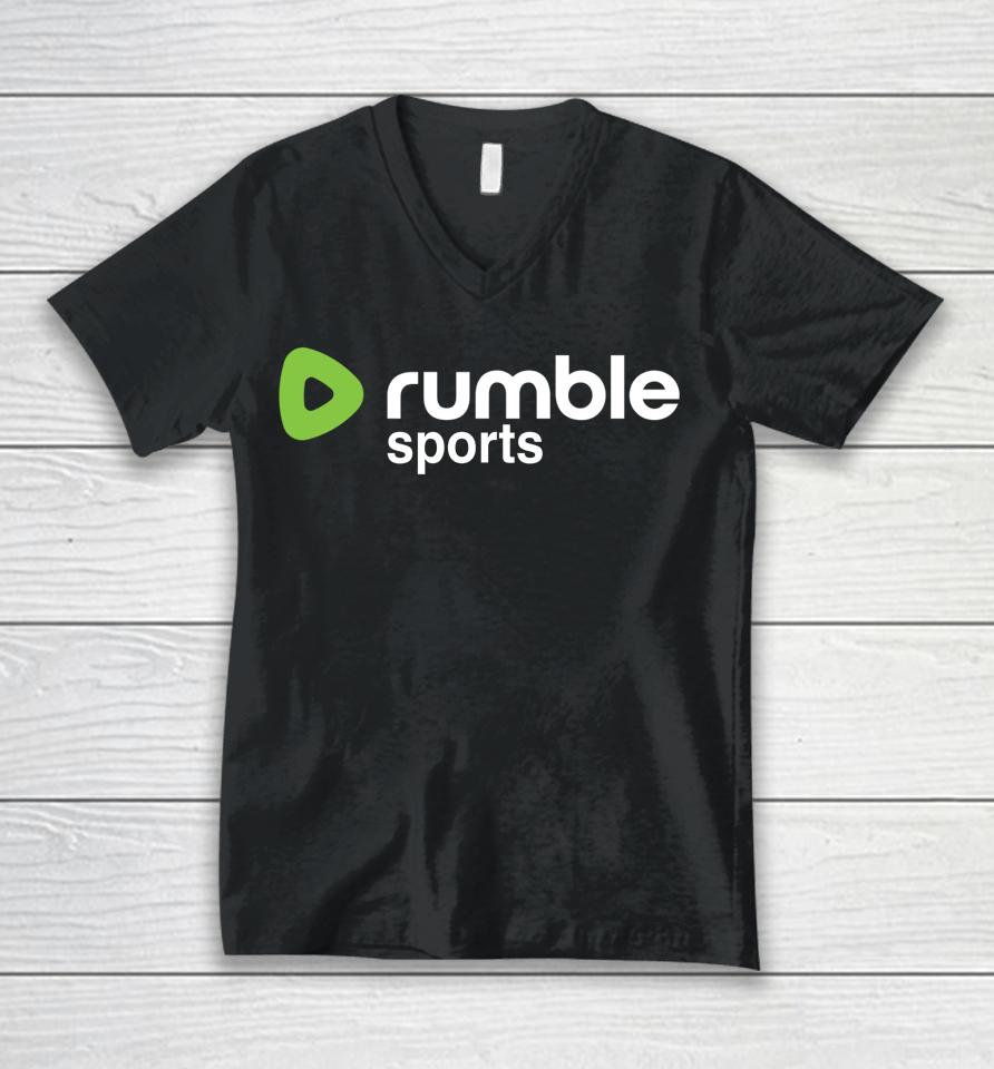 Danawhite Rumble Sports Logo Unisex V-Neck T-Shirt