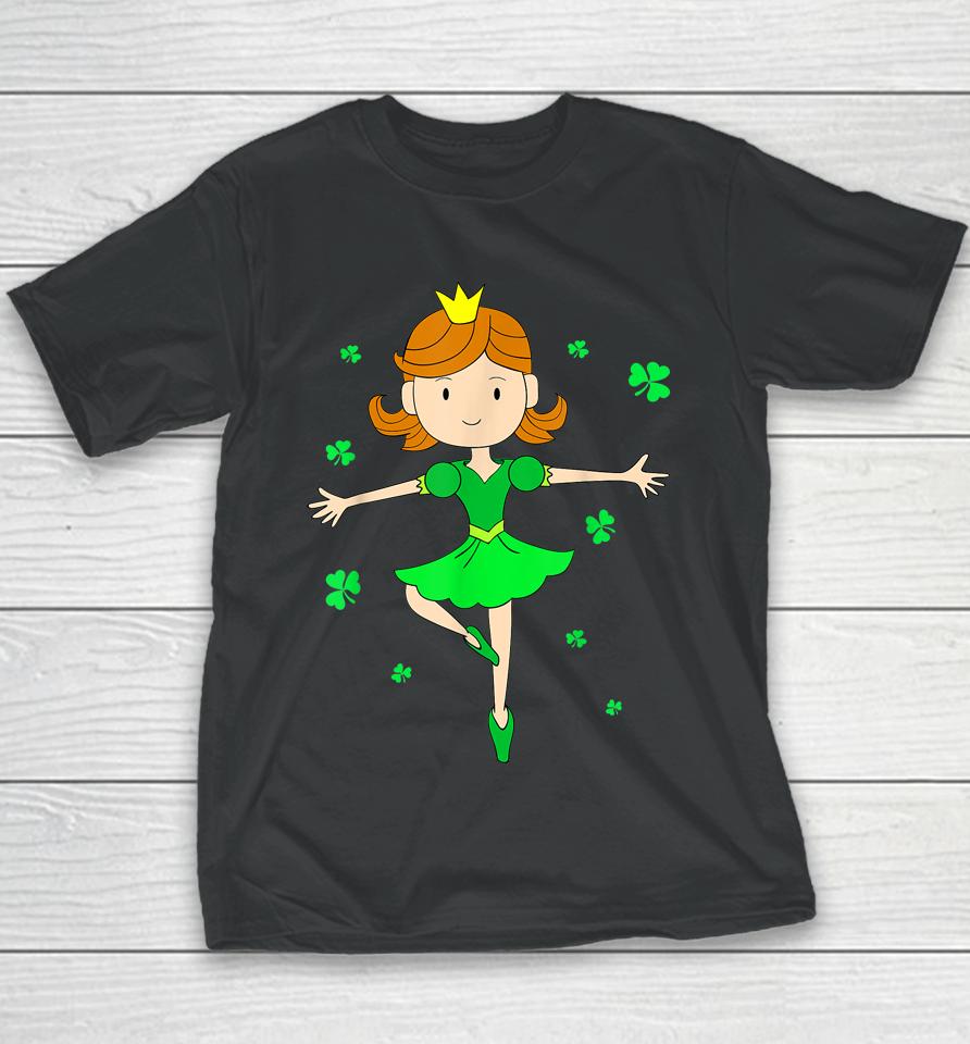 Dancing Princess St Patricks Ballerina Youth T-Shirt