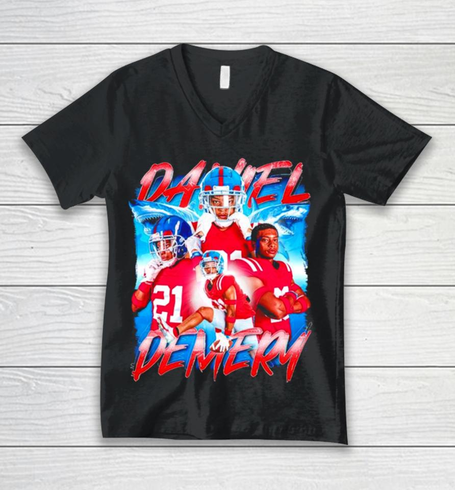 Daniel Demery Ole Miss Rebels Vintage Unisex V-Neck T-Shirt