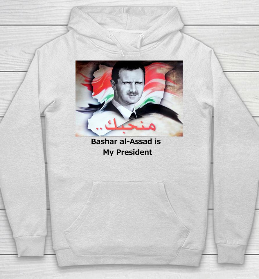 Daniel Mcadams Wearing Bashar Al-Assad Is My President Hoodie