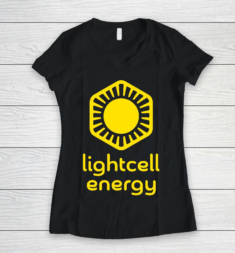 Danielle Fong Lightcell Energy Women V-Neck T-Shirt