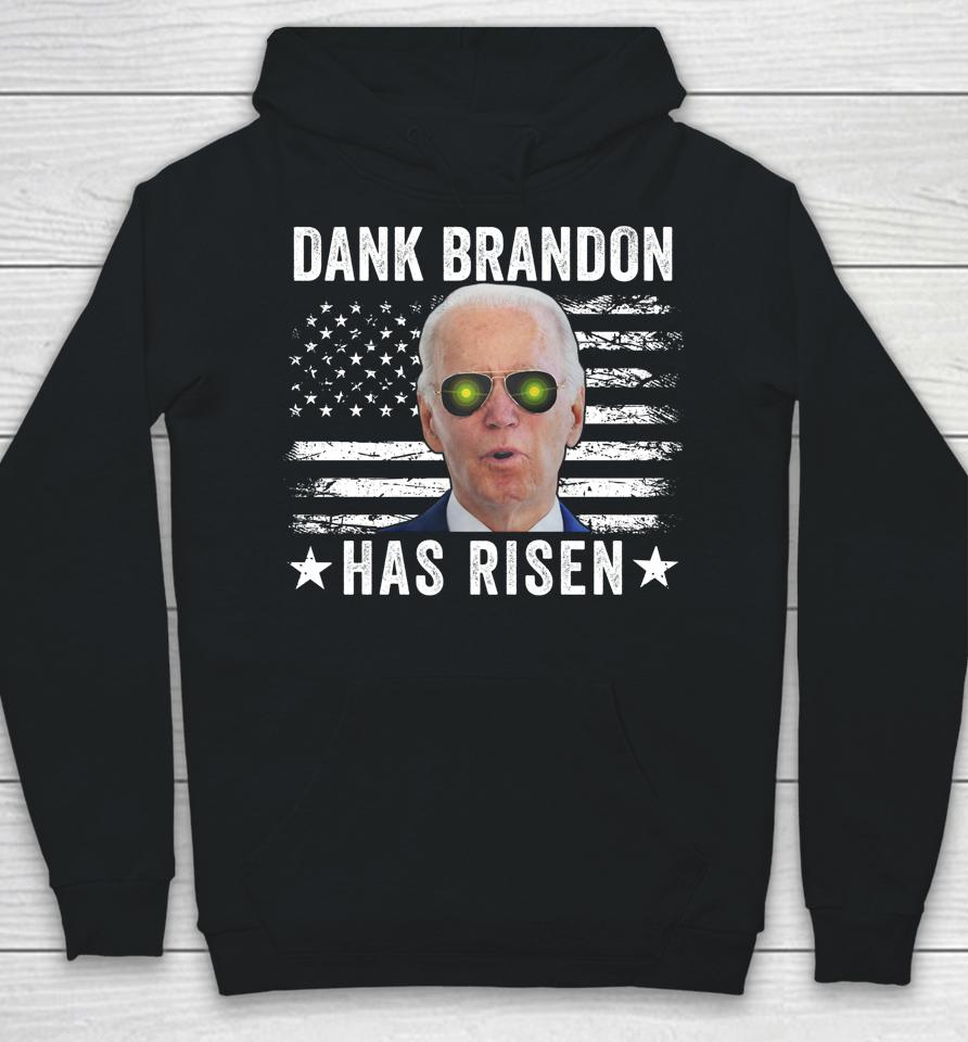 Dank Brandon Has Risen T Shirt Dank Brandon Rises Pro Biden Us Flag Hoodie