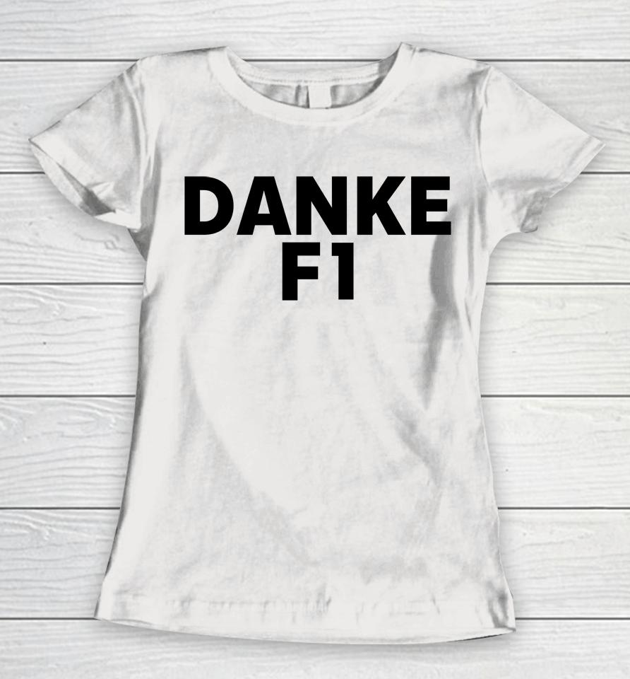 Danke Seb F1 Formula One World Championship Women T-Shirt