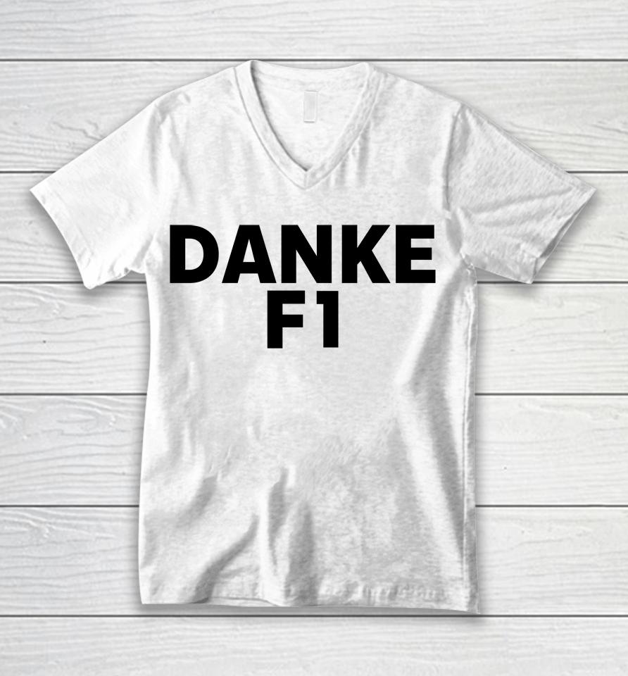 Danke Seb F1 Logo Unisex V-Neck T-Shirt