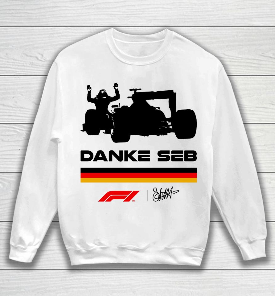 Danke Seb Goodbye F1 Danke Seb Sebastian Vettel Legendary Sweatshirt