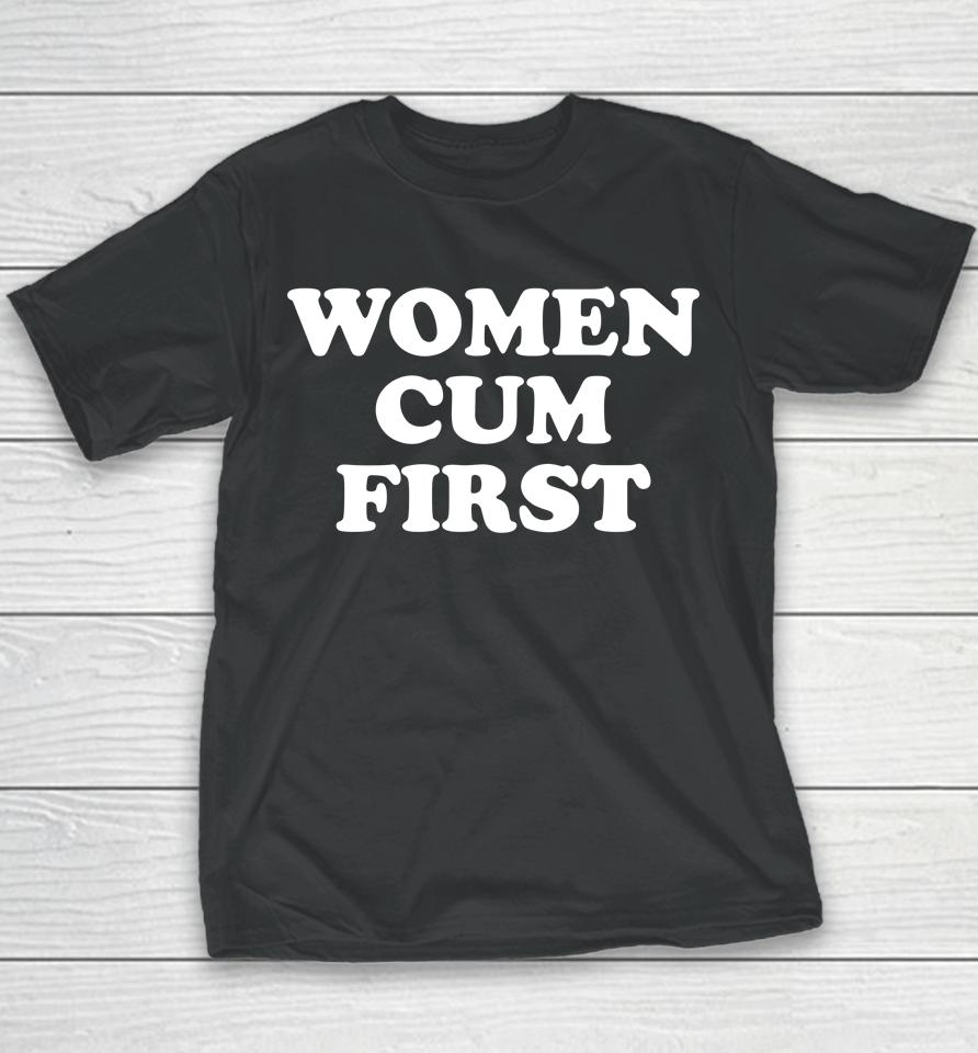 Danny Duncan Merch Women Cum First Youth T-Shirt