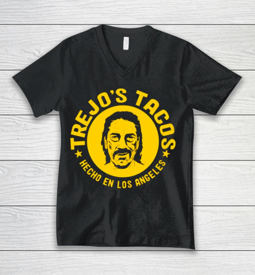 Danny Trejo Tacos Hecho En Los Angeles Unisex V-Neck T-Shirt
