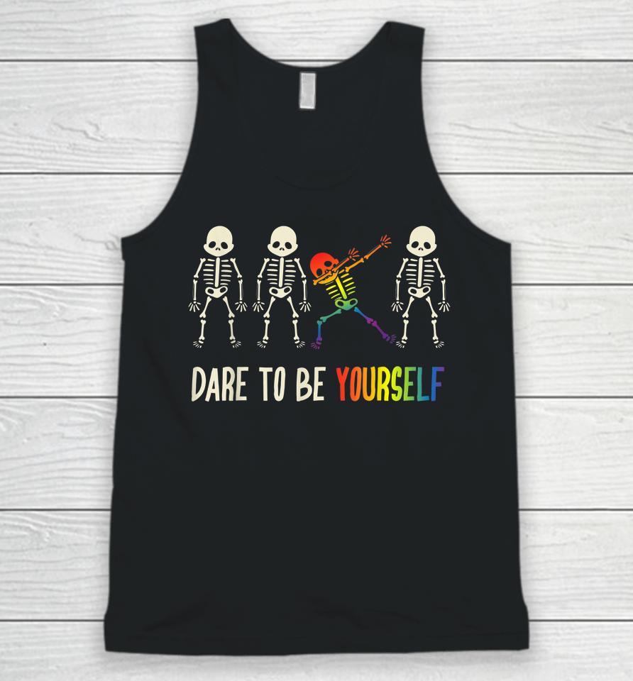 Dare To Be Yourself Lgbt Pride Unisex Tank Top