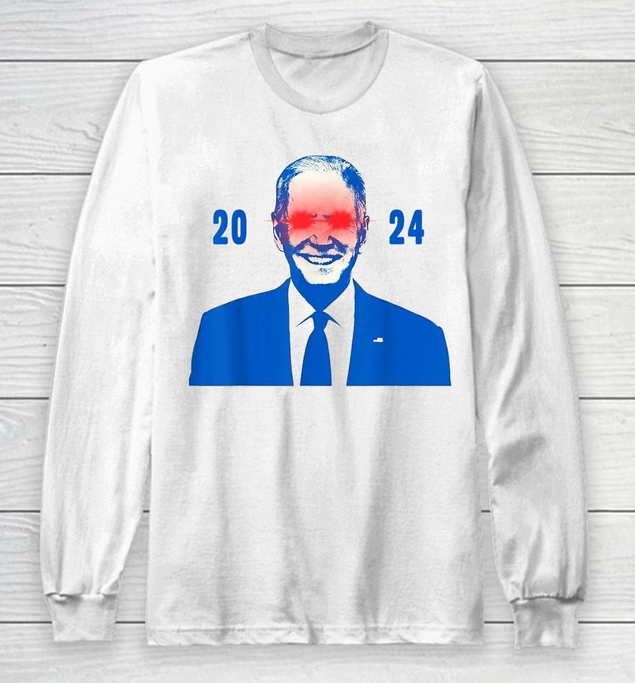 Dark Brandon 2024 Biden Funny New Campaign Long Sleeve T-Shirt