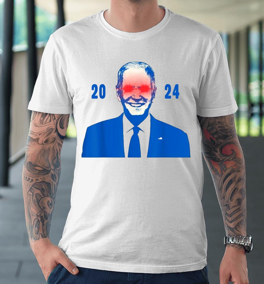 Dark Brandon 2024 Biden Funny New Campaign Premium T-Shirt
