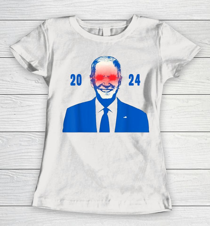Dark Brandon 2024 Biden Funny New Campaign Women T-Shirt