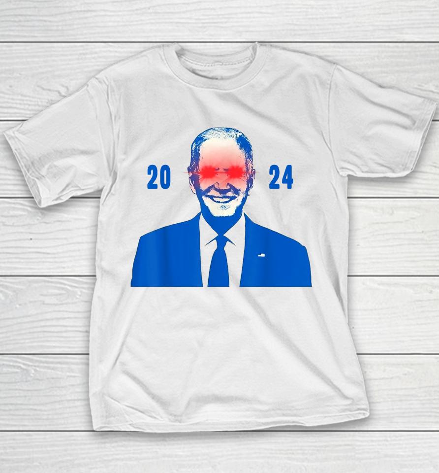 Dark Brandon 2024 Biden Funny New Campaign Youth T-Shirt