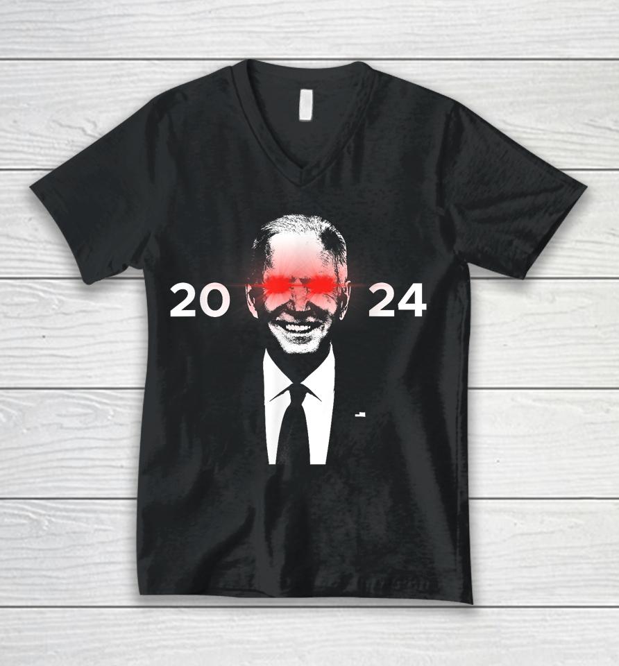 Dark Brandon 2024 Joe Biden's Campaign Unisex V-Neck T-Shirt