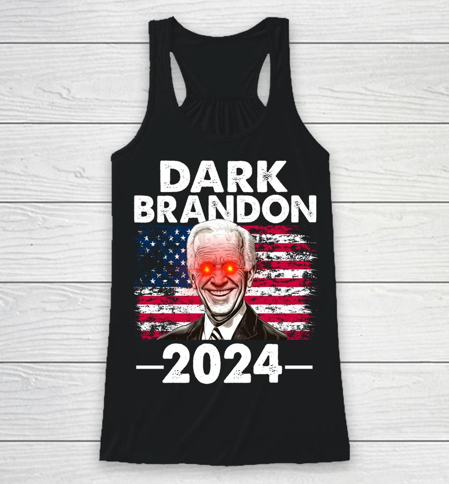 Dark Brandon Biden 2024 Racerback Tank