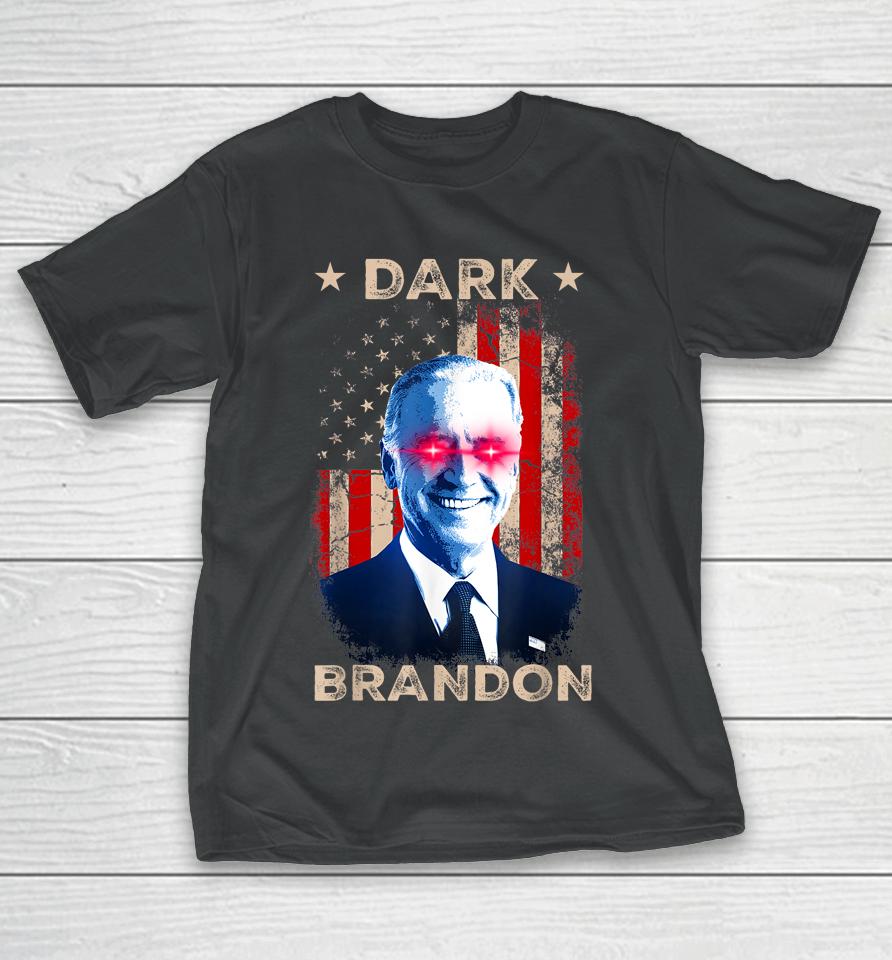 Dark Brandon Biden Saving Funny Us Red Eye Biden Political T-Shirt