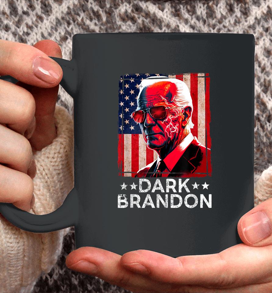 Dark Brandon Biden Saving Funny Us Red Eye Biden Political Coffee Mug