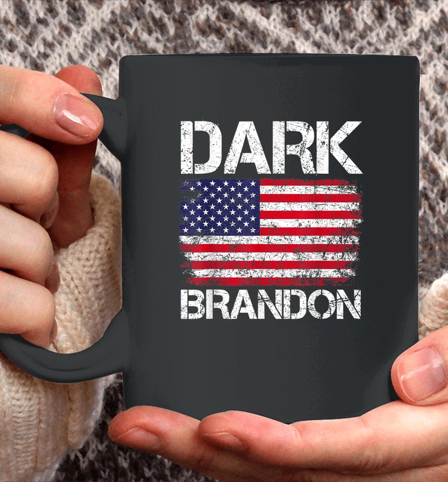 Dark Brandon Biden T-Shirt Is Rising Usa Flag Political Coffee Mug