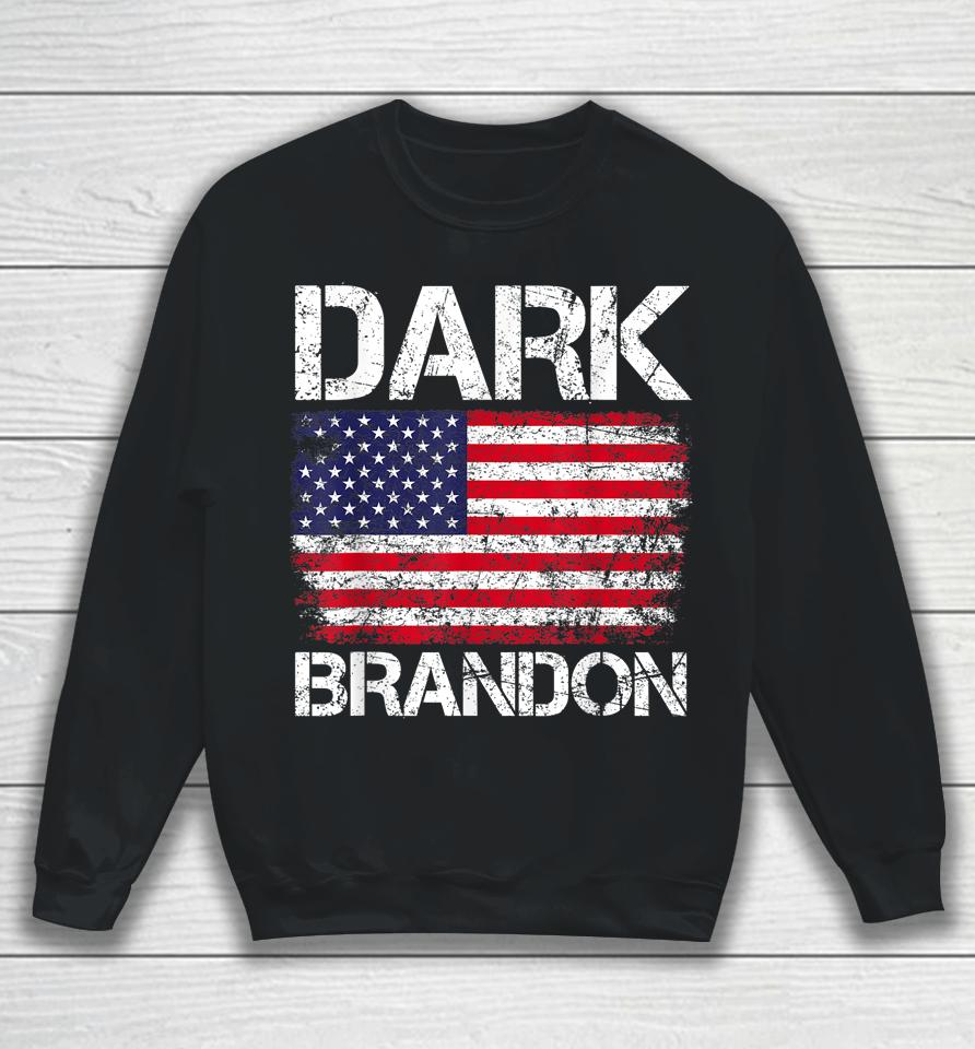 Dark Brandon Biden T-Shirt Is Rising Usa Flag Political Sweatshirt