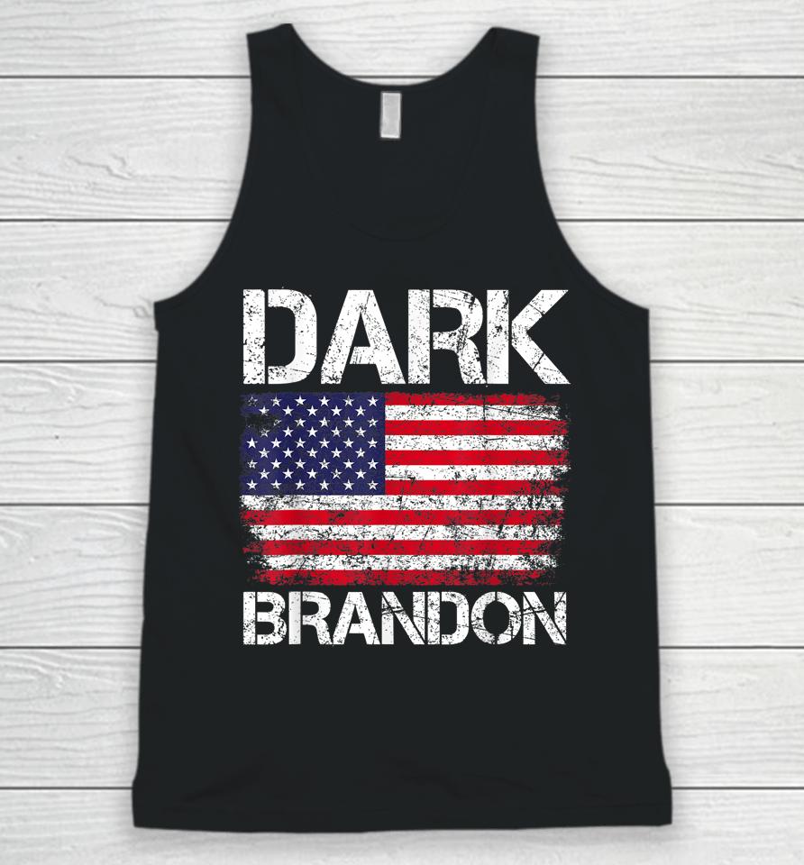 Dark Brandon Biden T-Shirt Is Rising Usa Flag Political Unisex Tank Top