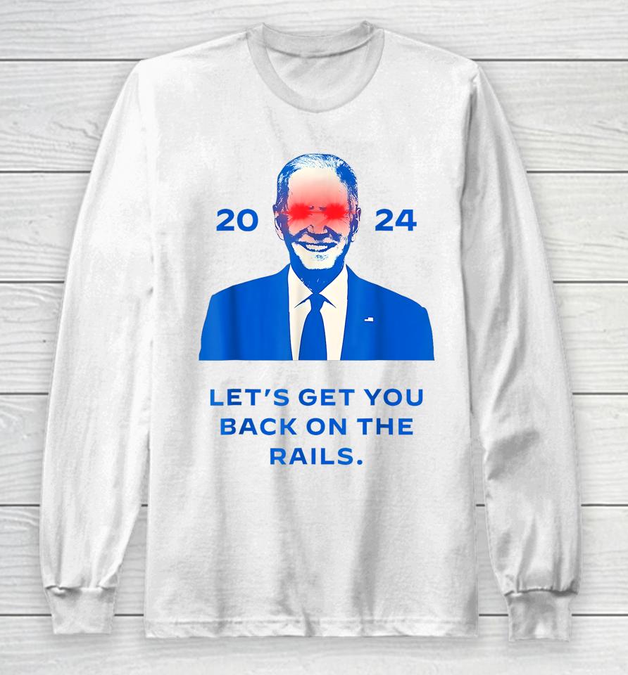 Dark Brandon T-Shirt Biden Campaign 2024 Long Sleeve T-Shirt