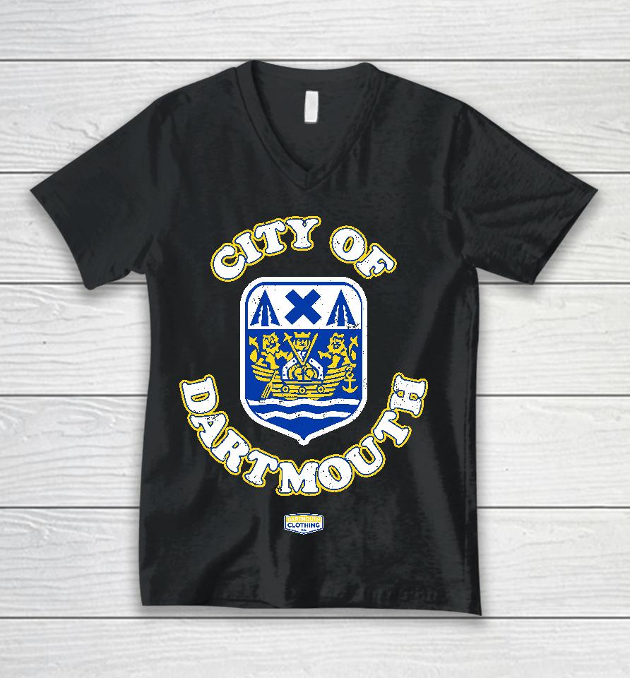 Dartmouth Clothing Merch City Of Dartmouth Katy Jean Unisex V-Neck T-Shirt
