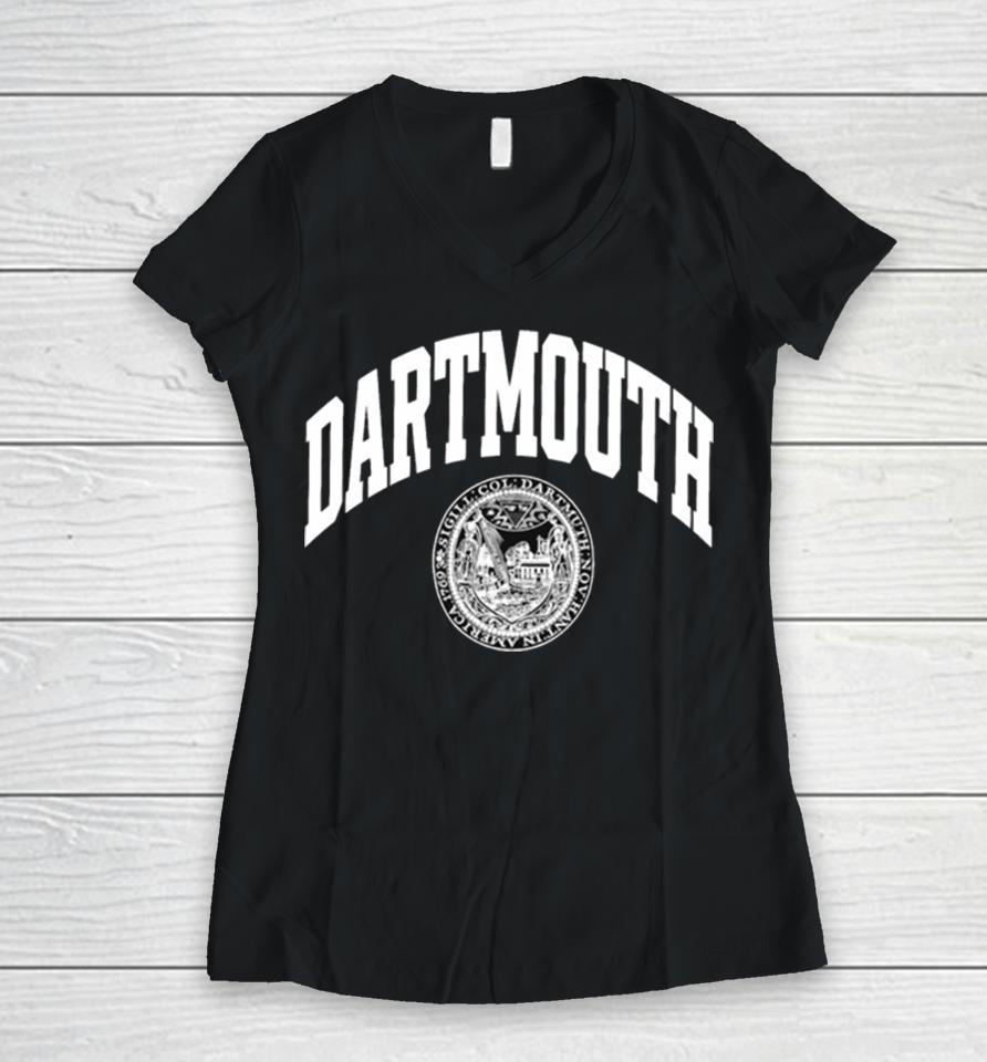 Dartmouth College Vintage Women V-Neck T-Shirt