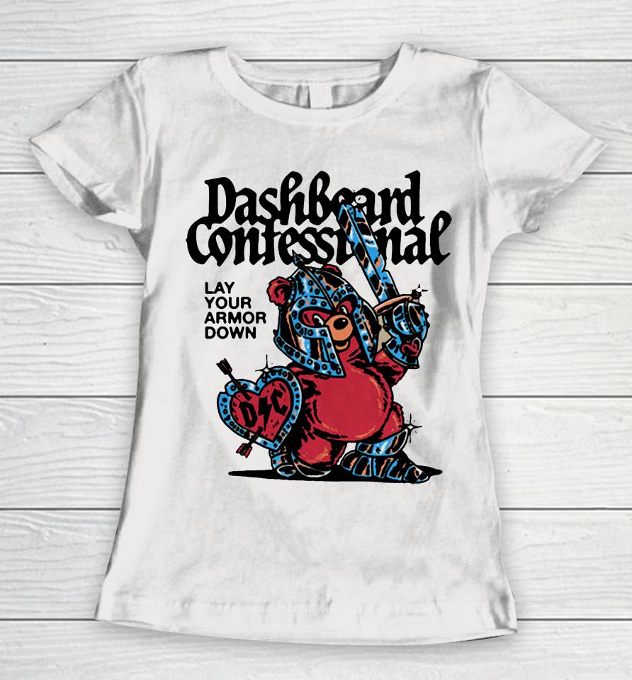 Dashboard Confessional Teddy Armor Logo Women T-Shirt