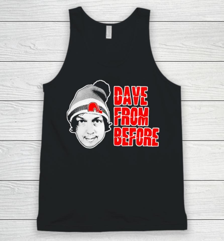 Dave From Before Unisex Tank Top