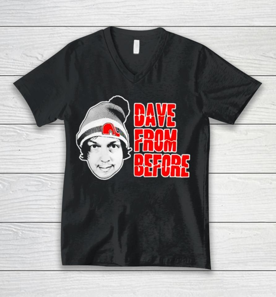 Dave From Before Unisex V-Neck T-Shirt